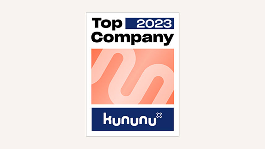 Label Top Company 2023 von Kununu